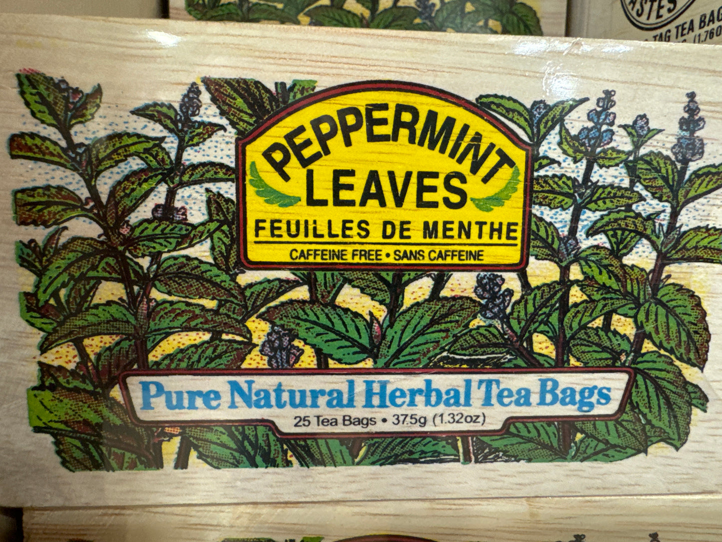 Peppermint Leaves Tea Box