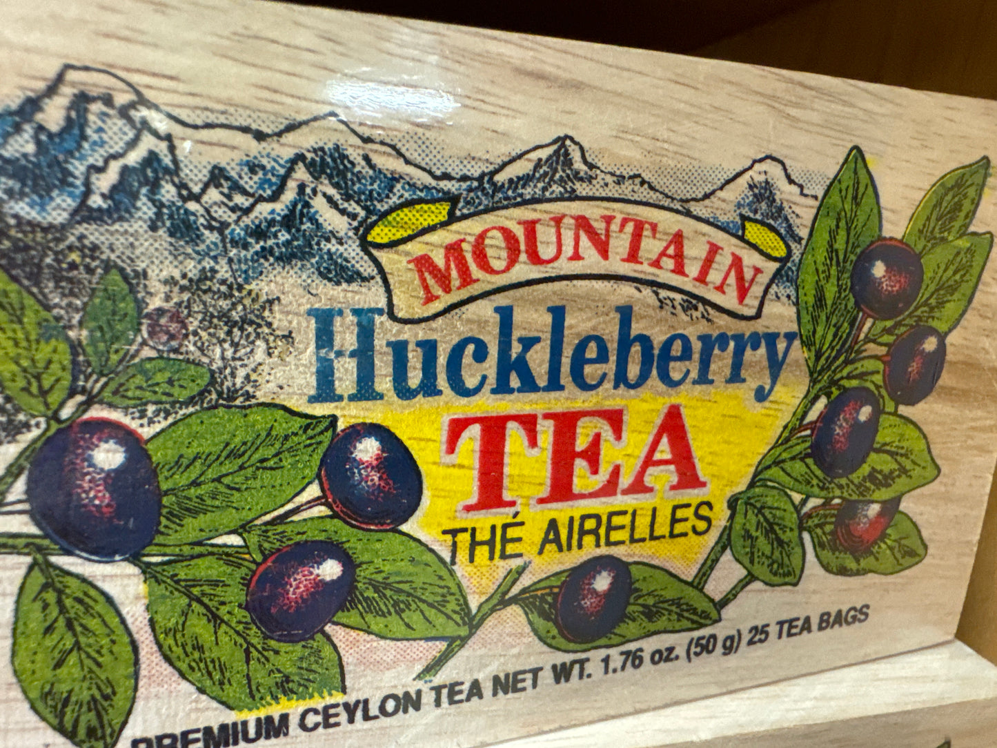 Mountain Huckleberry Tea Box