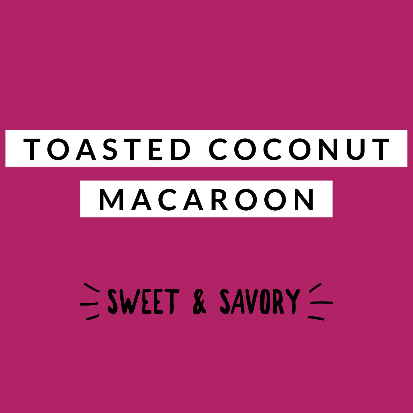 Toasted Coconut Macaroon