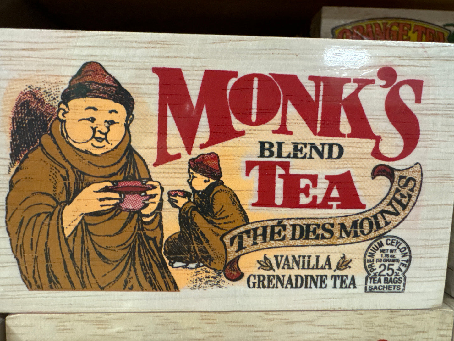 Monk’s Blend Tea Box