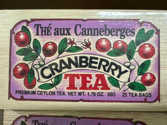 Cranberry Tea Box