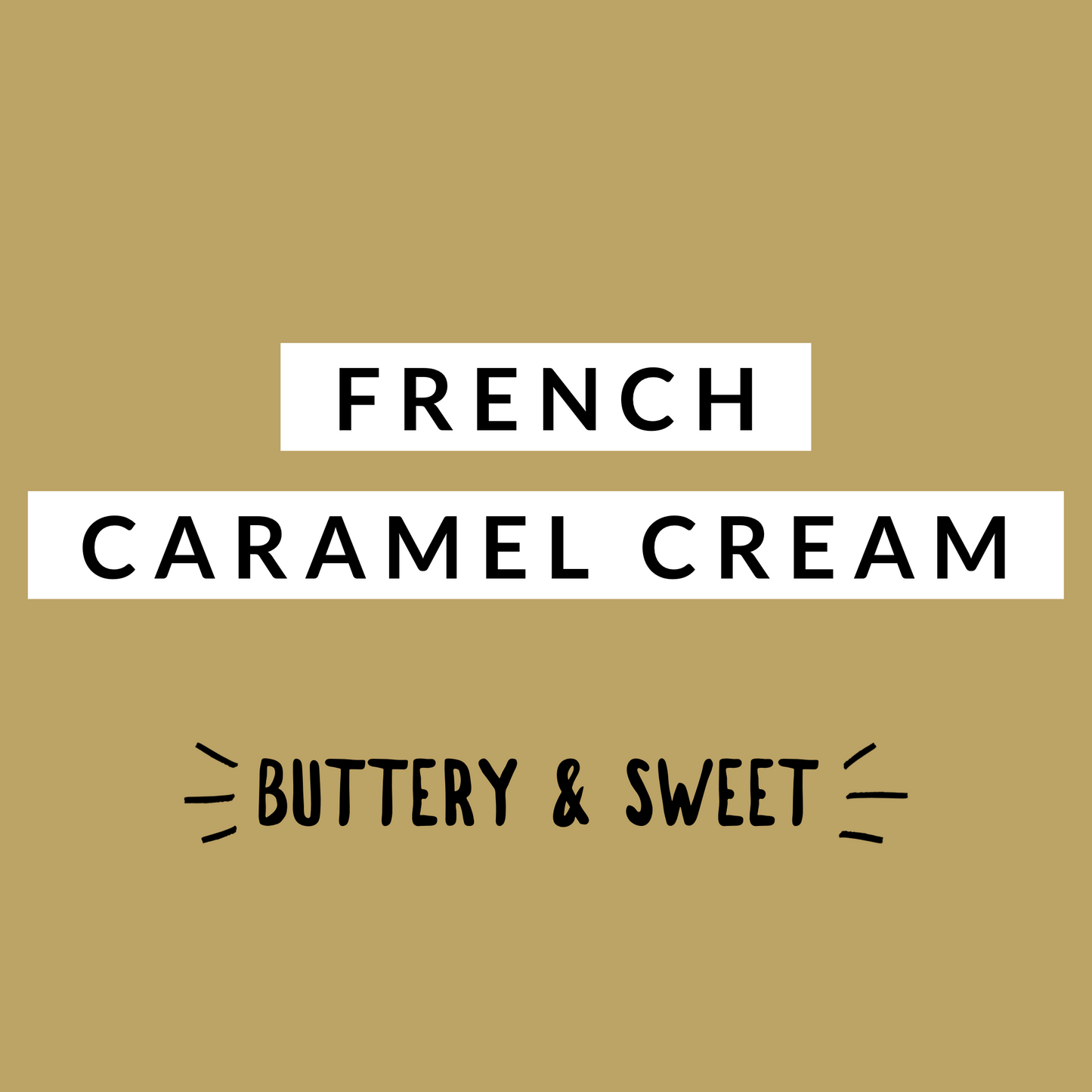 French Caramel Cream